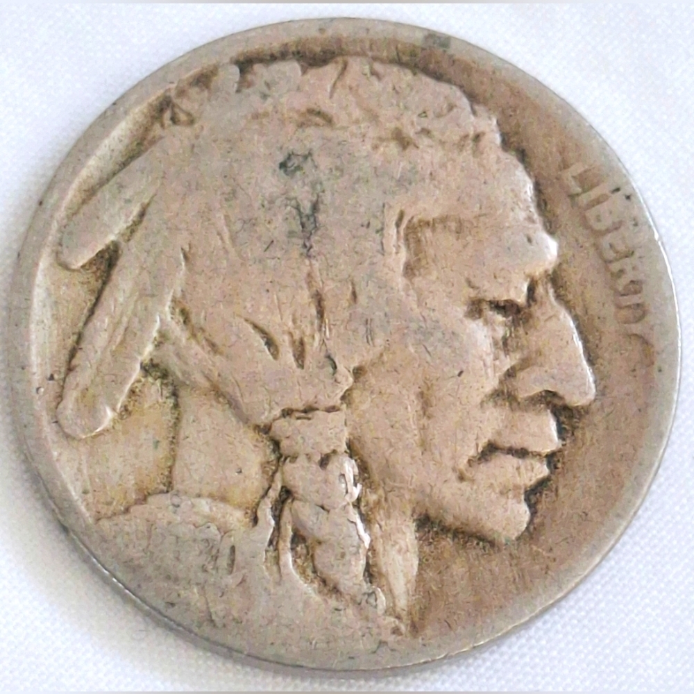 Vintage 1920 Buffalo Nickel Coin